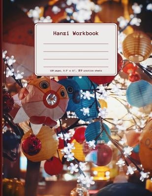 Hanzi Workbook: 120 Numbered Pages (8.5x11), Practice Grid Cross Diagonal, 14 Boxes Per Character, Ideal for Students and Pupils Learn by Whita Design