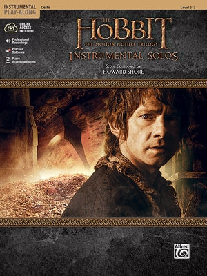 The Hobbit -- The Motion Picture Trilogy Instrumental Solos for Strings: Cello, Book & Online Audio/Software/PDF by Shore, Howard
