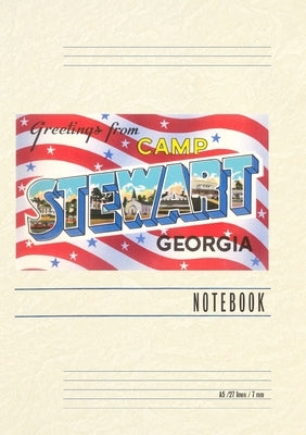 Vintage Lined Notebook Greetings from Camp Stewart by Found Image Press