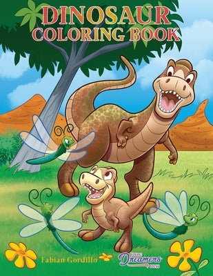 Dinosaur Coloring Book: For Kids Ages 4-8, 9-12 by Young Dreamers Press