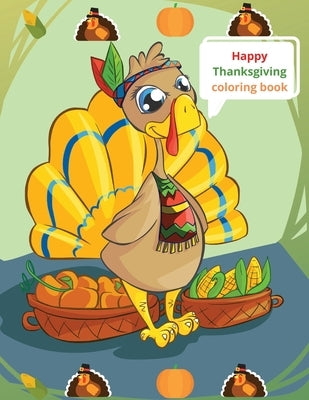 Happy Thanksgiving coloring book by Dozaz, Cristie