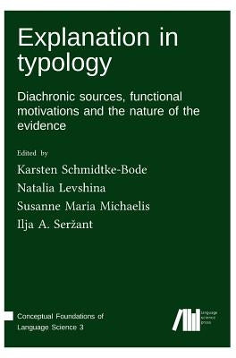 Explanation in Typology by Schmidtke-Bode, Karsten