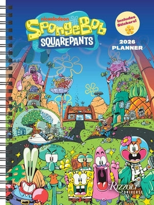 Spongebob Squarepants 12-Month 2026 Planner Calendar (Includes Stickers) by Viacom International Inc