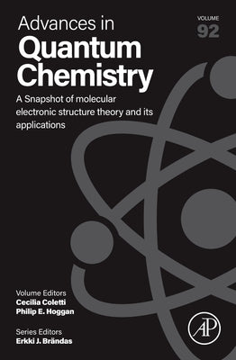 A Snapshot of Molecular Electronic Structure Theory and Its Applications: Volume 92 by Brändas, Erkki J.