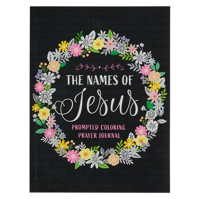 The Names of Jesus Prompted Coloring Prayer Journal by 