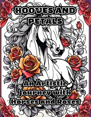 Hooves and Petals: An Artistic Journey with Horses and Roses by Colorzen
