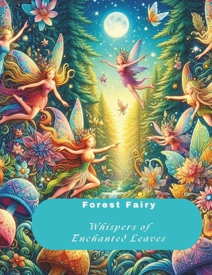 Forest Fairies Whispers Of Enchanted Leaves: Coloring Book For Adult and Teens by Family of 5., Nomadic