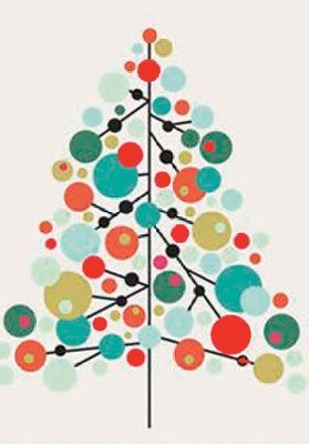 Ornamental Tree Small Boxed Holiday Cards (20 Cards, 21 Self-Sealing Envelopes) by Peter Pauper Press Inc