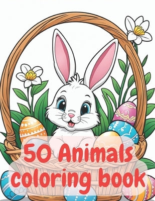 Coloring Book for kids: "50 Adorable Animals: A Coloring Exploration of Nature's Cutest Creatures" by Joy, Detective