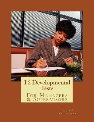 16 Developmental Tests: For Managers & Supervisors by Tagliaferri, Louis E.