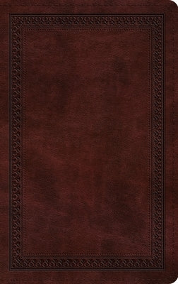 ESV Thinline Bible, Red Letter (Trutone, Mahogany, Border Design) by Esv Bibles