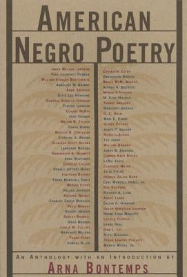 American Negro Poetry: An Anthology by Bontemps, Arna Wendell