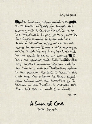 A Sum of One by Schrock, Derek