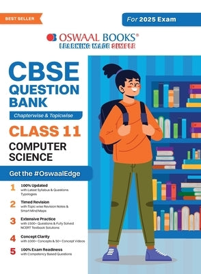 Oswaal CBSE Question Bank Class 11 Computer Science, Chapterwise and Topicwise Solved Papers For 2025 Exams by Oswaal Editorial Board