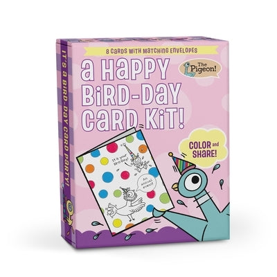 A Happy Bird-Day Card Kit: Color-In Cards with the Pigeon by Mo Willems Workshop