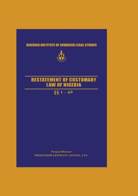 Restatement of Customary Law of Nigeria by Niadls