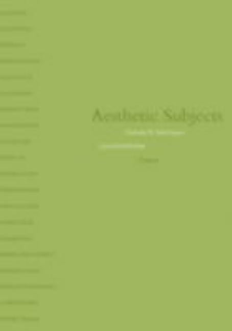Aesthetic Subjects by Matthews, Pamela R.