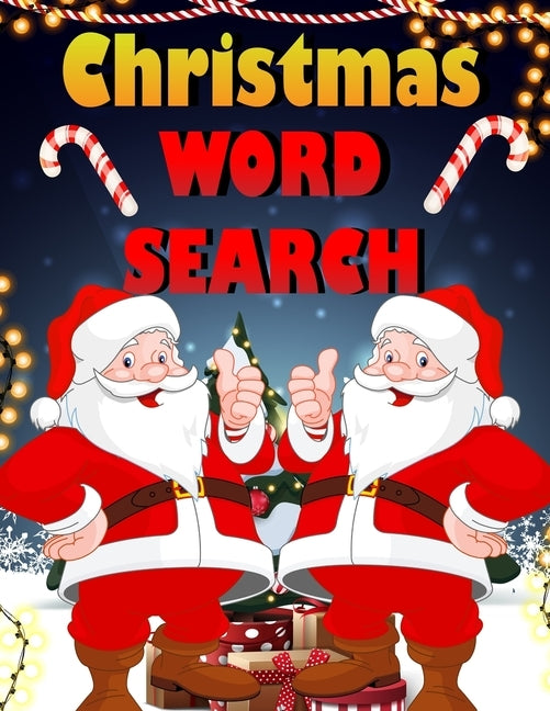 Christmas word search.: Easy Large Print Puzzle Book for Adults, Kids & Everyone for the 25 Days of Christmas. by Press House, Blue Moon