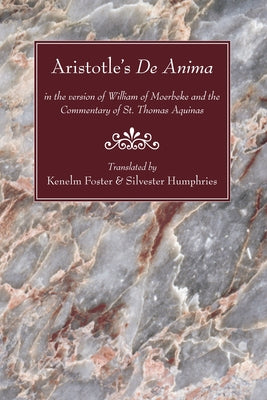 Aristotle's De Anima by Aristotle