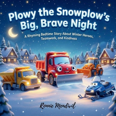 Plowy the Snowplow's Big, Brave Night: A Rhyming Bedtime Story About Winter Heroes, Teamwork, and Kindness by Mendivil, Ronnie