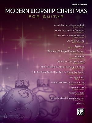 Modern Worship Christmas for Guitar by Alfred Music