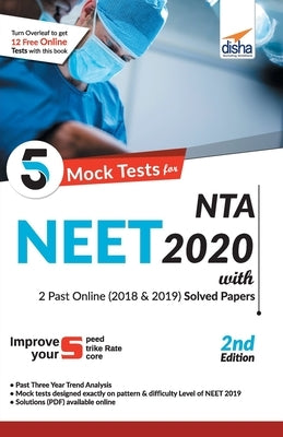 5 Mock Tests for NTA NEET 2020 with 2018 & 2019 Question Papers - 2nd Edition by Disha Experts