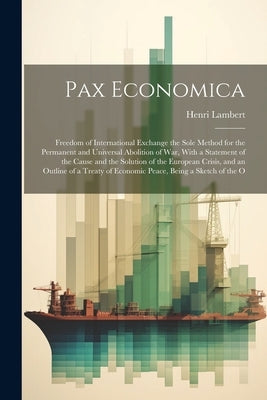 Pax Economica: Freedom of International Exchange the Sole Method for the Permanent and Universal Abolition of War, With a Statement o by Lambert, Henri