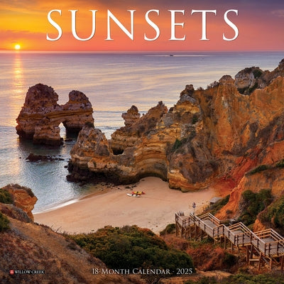 Sunsets 2025 7 X 7 Mini Wall Calendar by Willow Creek Press