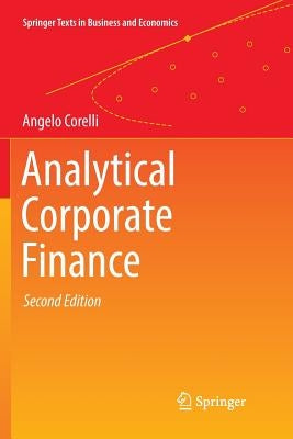 Analytical Corporate Finance by Corelli, Angelo