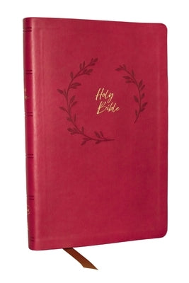 KJV Holy Bible, Value Ultra Thinline, Pink Leathersoft, Red Letter, Comfort Print by Thomas Nelson