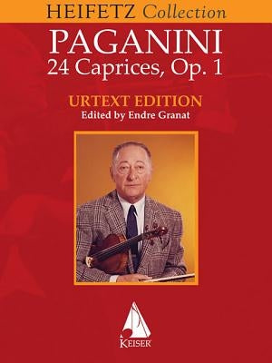 24 Caprices for Violin Solo: Jascha Heifetz Version by Paganini, Niccolo