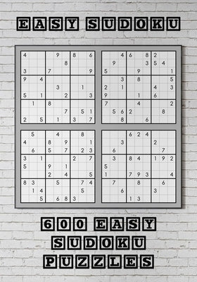 Easy Sudoku: 600 Easy Sudoku Puzzles by Hildebrand, Lauryn Brynne