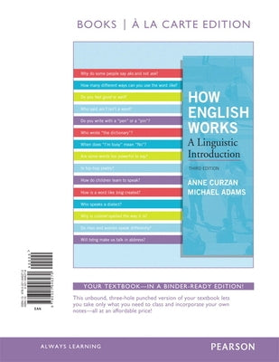 How English Works: A Linguistic Introduction by Curzan, Anne