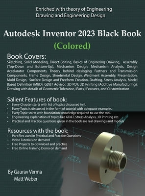 Autodesk Inventor 2023 Black Book (Colored) by Verma, Gaurav