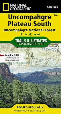 Uncompahgre Plateau South Map [Uncompahgre National Forest] by National Geographic Maps - Trails Illust
