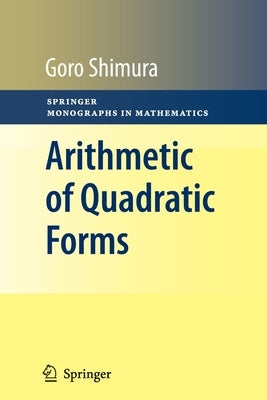 Arithmetic of Quadratic Forms by Shimura, Goro