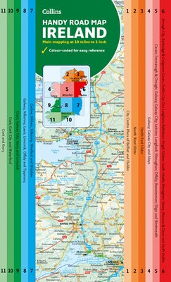 Map of Ireland Handy: Ideal for Route Planning by Collins