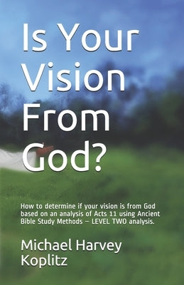 Is Your Vision From God?: How to determine if your vision is from God based on an analysis of Acts 11 using Ancient Bible Study Methods - LEVEL by Koplitz, Michael Harvey