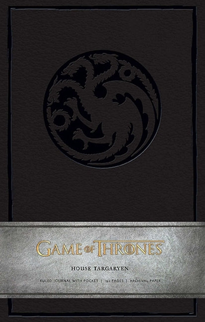 Game of Thrones: House Targaryen Hardcover Ruled Journal by Hbo