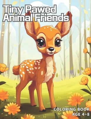 Tiny Pawed Animal Friends: 25 types baby animals coloring book for kids 4 8 by Park, Sohee