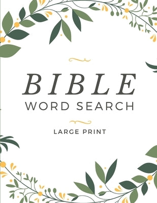 Bible Word Search Large Print: Words of Jesus One Puzzle per Page Word Find Book For Adults & Kids by Clayton, Christie