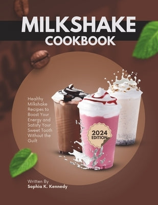 Milkshake Cookbook: Healthy Milkshake Recipes to Boost Energy and Satisfy Your Sweet Tooth Without the Guilt by K. Kennedy, Sophia