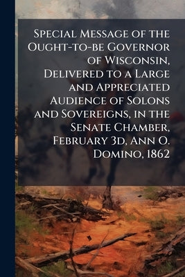 Special Message of the Ought-to-be Governor of Wisconsin, Delivered to a Large and Appreciated Audience of Solons and Sovereigns, in the Senate Chambe by Anonymous