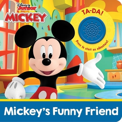 Disney Junior Mickey Mouse Funhouse: Mickey's Funny Friend Sound Book [With Battery] by Pi Kids