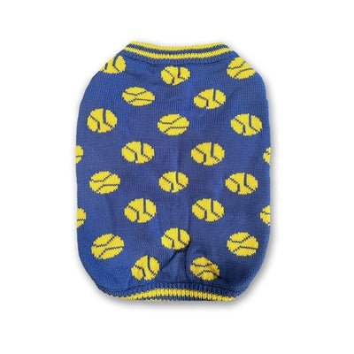 Tennis Balls - Dog Sweater (X-Small) by Brass Monkey and