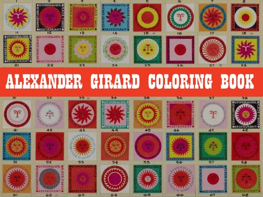 Alexander Girard Coloring Book by Girard, Alexander