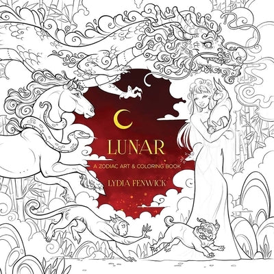 Lunar: A Zodiac Art & Coloring Book by Fenwick, Lydia