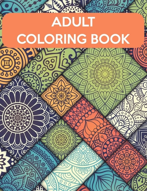 Adult Coloring Book: Adult Coloring Book, Mandala Coloring Book For Kids. 50 Pages 8.5"x 11" by Press, Nice Books