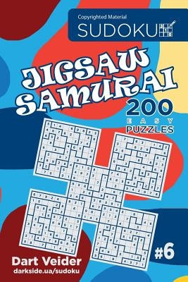 Sudoku Jigsaw Samurai - 200 Easy Puzzles 9x9 (Volume 6) by Veider, Dart