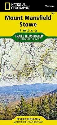 Mount Mansfield, Stowe Map by National Geographic Maps